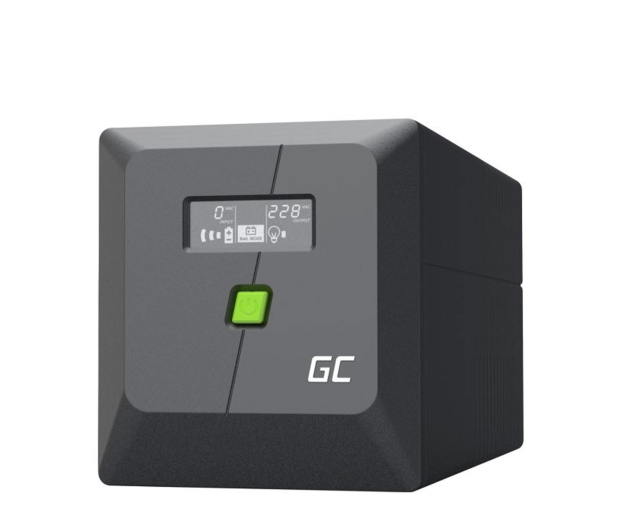 Green Cell UPS PowerProof (1000VA/600W, LCD) UPSLM600 / 5904326375604 - 1364727 - zdjęcie